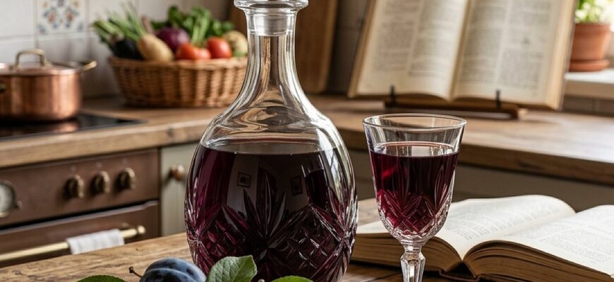 Приготуйте вдома ароматну наливку зi слив за цим простим рецептом