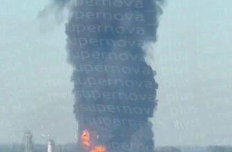 Зухвала «отвєтка» за масований удар: у тилу ворога палає стратегічний об’єкт