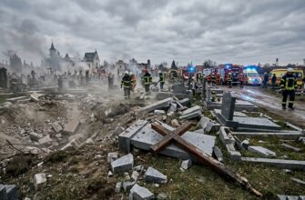 Вгатили авіабомбою по цвинтарю: там жах — фото наслідків