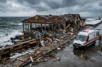 Стихія в Одесі: вітер розтрощив ресторан, є поранені