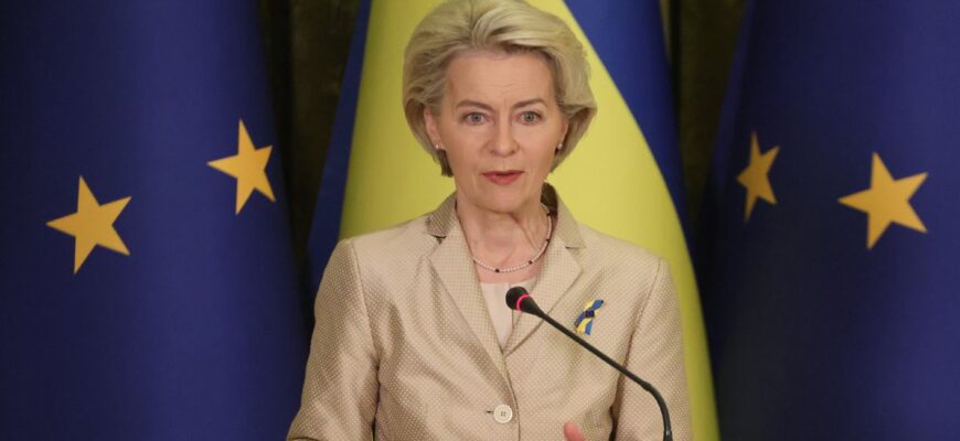 Зелений світ для Європи та мільярд на дрони: ключові заяви фон дер Ляєн у Києві