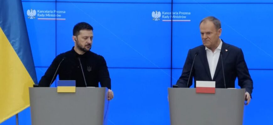 Дональд Туск розповів подробиці зустрічі з Володимиром Зеленським у Любліні