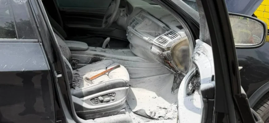 Помста за “зомбування”: у Києві чоловік спалив авто власного психолога