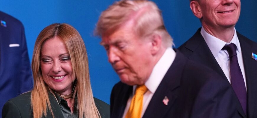 Трамп принизив Мелоні на саміті НАТО: незручний епізод потрапив на відео