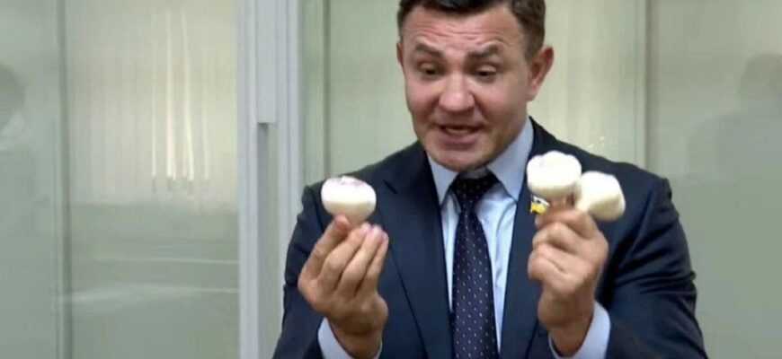 Дивна поведінка в суді: нардеп влаштував перформанс із продуктами харчування