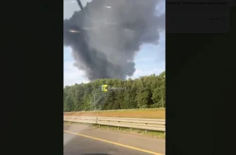 Біля Москви після атаки дронів спалахнув склад компанії 3PL поруч із Wildberries