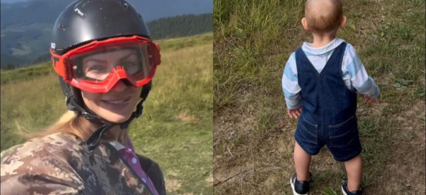 Нікітюк з однорічним сином вирушила на відпочинок у гори та нарвалася на хейт
