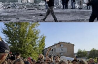 Президент прибув на зруйноване місце під Києвом, але люди не стали стояти й…
