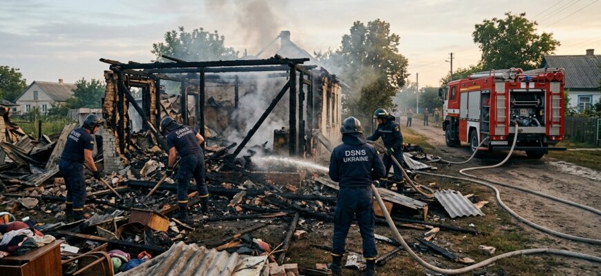 Уночі на Київщині внаслідок ворожого обстрілу загинула дитина та двоє дорослих