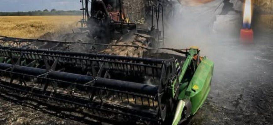 На Дніпропетровщині російський дрон вбив фермера під час збирання врожаю