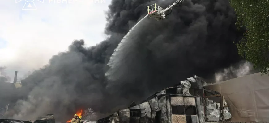 Масштабна пожежа на Рівненщині: понад 50 рятувальників боролися з вогнем, опубліковано фото з місця події