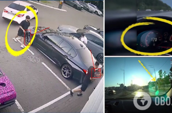 У Києві водій BMW на шаленій швидкості ледь не збив жінку: стрім показав порушника
