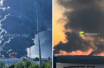 У росії під час нічної атаки дронів вибухнули нафтопереробний завод та авіабаза