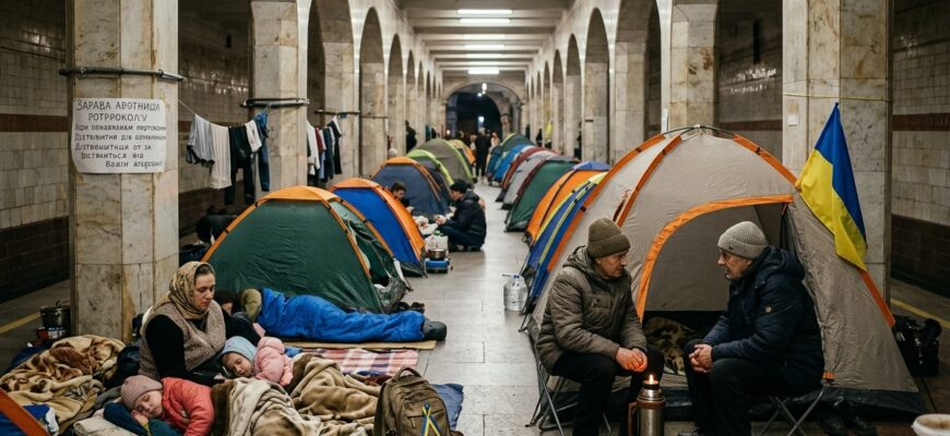 Киянам дозволили спускатися у метро до початку повітряної тривоги
