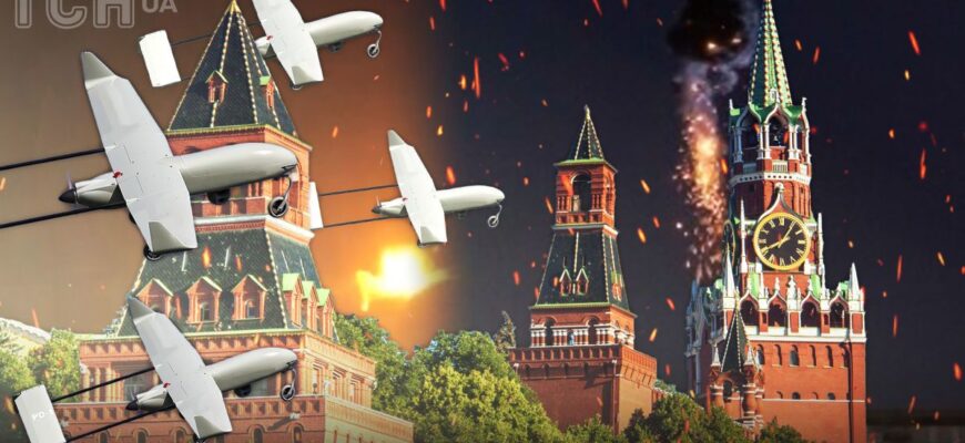 Скільки дронів російська ППО нібито збила за ніч на підльоті до Москви
