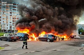 11 тривог за ніч у Києві та палаючі склади — другу добу місто атакують дрони
