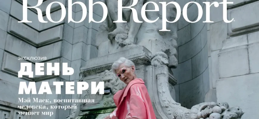 Мей Маск розкритикували за подяку видавництву з Росії