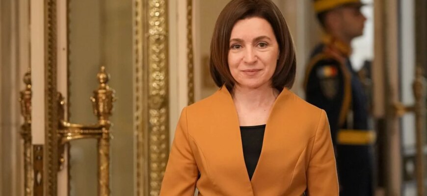 «Деякі дрони спрямовують навмисно» – Санду про російські безпілотники над Молдовою