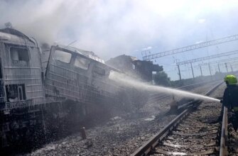 525 пасажирів евакуювали після ворожого удару по потягу на Одещині