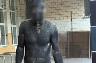 «Сам удома» по-київськи: чоловік вимастився у смолі та спробував пограбувати магазин