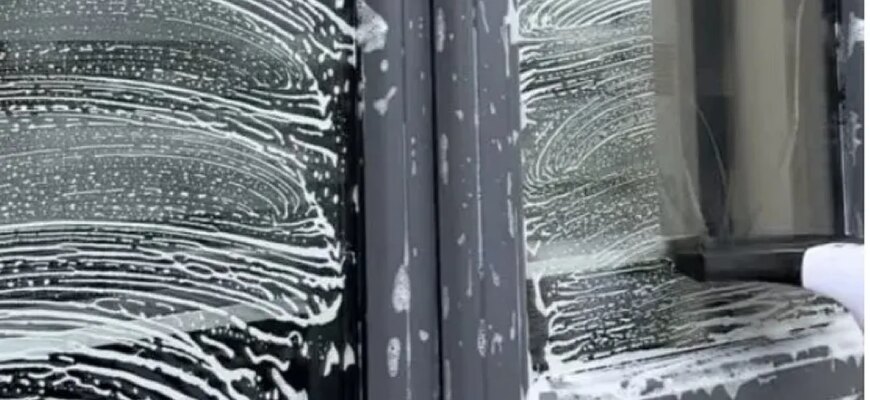 Кукурудзяний крохмаль у розчині для миття вікон дозволить вам забути про бруд надовго