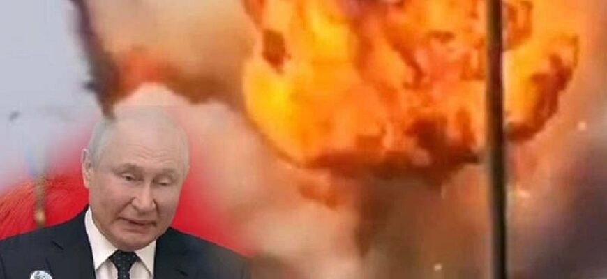 Серія вuбуxів на росії! пyтін вже доповіли. “Фламінго” пpилетіли тoчно в ціль