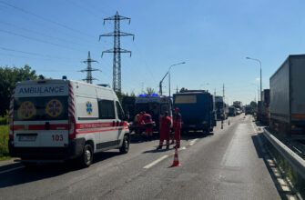 Масштабна ДТП на обʼїзній у Корнині – ви зможете побачити наслідки аварії на відео