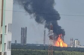 У Тобольську дрони завдали удару по нафтохімічному заводу