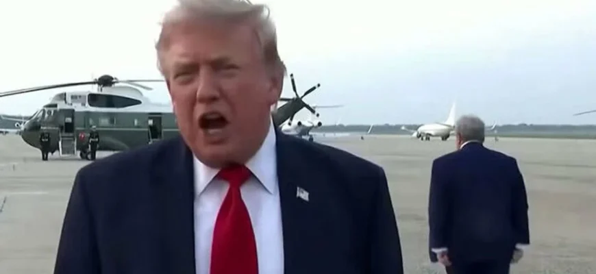 Гелікоптер Дональда Трампа ледь не зіткнувся з пасажирським літаком над Вашингтоном