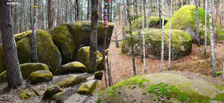Посеред лісу в Україні виявили загадкове село з каменю, яке лякає туристів