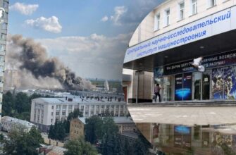 У Підмосков’ї спалахнула масштабна пожежа на території головного інституту «Роскосмосу