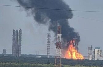 У росії безстроково зупинили роботу найбільшого заводу з виробництва скрапленого газу після атаки дронів