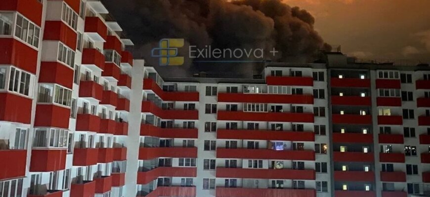 У Санкт-Петербурзі палає складський комплекс: площа вогню вражає