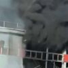 Ворог вдарив по «Новій Пошті» в Одесі: на місці влучання масштабна пожежа