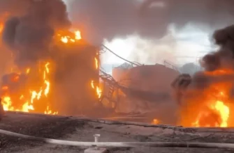 Все охоплено полум’ям: Росія вгатила по нафтобазі KLO на Київщині (відео)