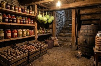 Як зберегти продукти без світла: схема ідеального льоху, в якому нічого не гниє