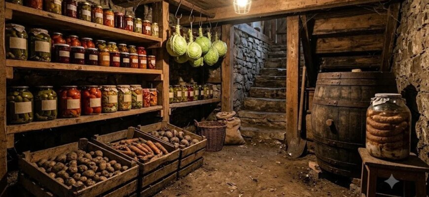 Як зберегти продукти без світла: схема ідеального льоху, в якому нічого не гниє