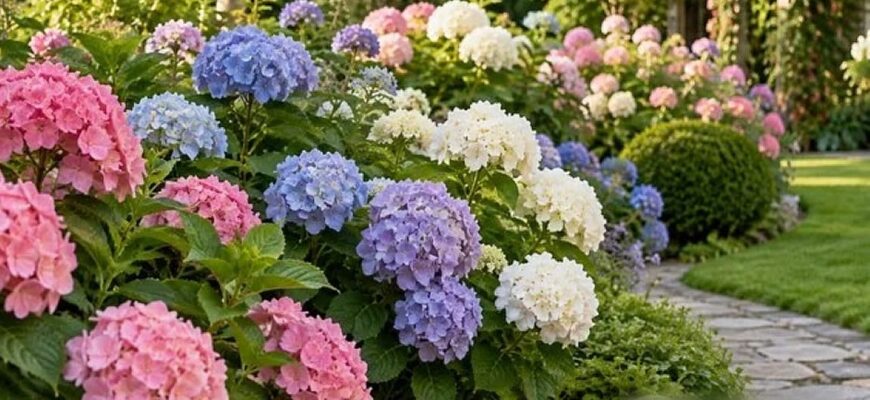 Гортензії нарощують лише пишне листя і не цвітуть через поширені помилки в догляді