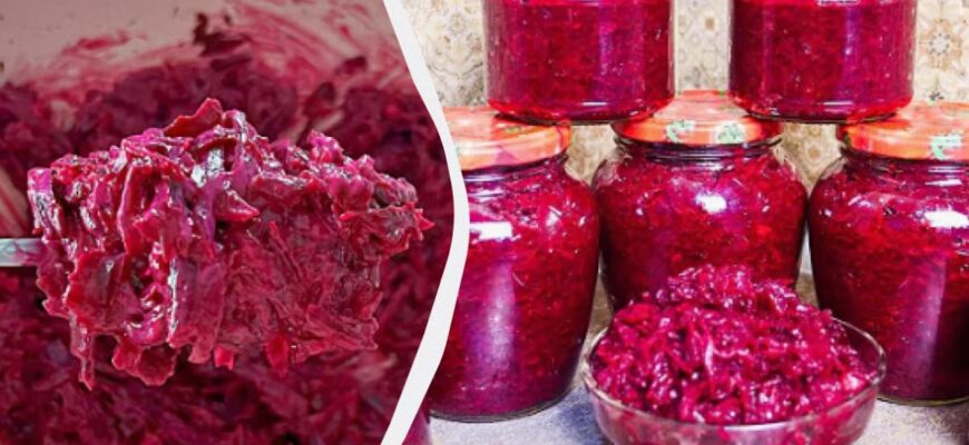 Буряк із часником на зиму: закуска, яку їдять ложкою з банки
