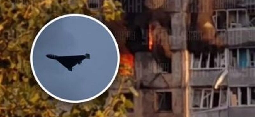 У Києві після російського удару спалахнула 9-поверхівка: пожежа охопила кілька поверхів У Києві після російського удару спалахнула 9-поверхівка: пожежа охопила кілька поверхів