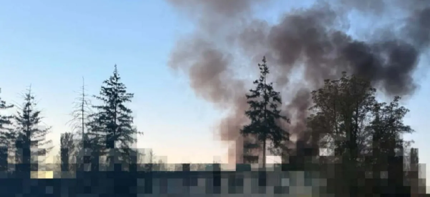 Пошкоджені склади і підприємства на Київщині — росіяни атакували район реактивними дронами
