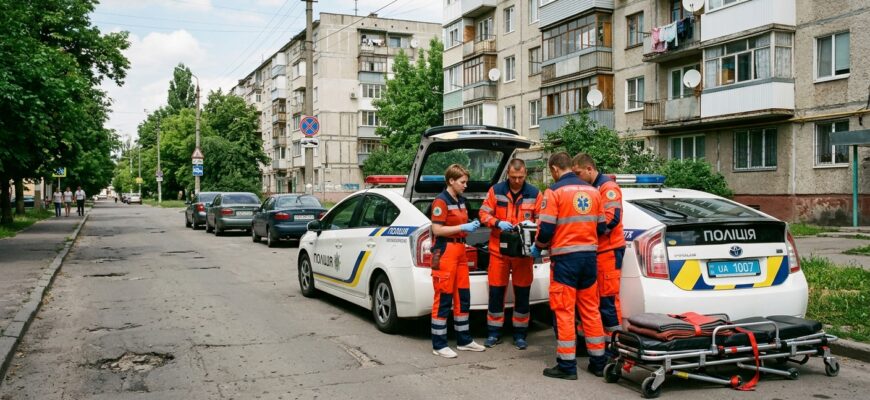 Поліціянти переїхали чоловіка, який під час мобілізації ліг на асфальт у Кам’янському: його госпіталізували