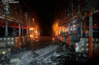 «Окупанти знову цілили по складу з їжею» — ДСНС про нічну атаку на Одещину
