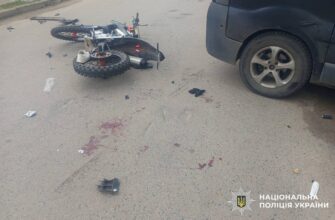 На Рівненщині внаслідок зіткнення легковика та мотоцикла постраждали двоє підлітків