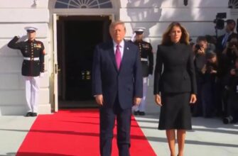 Трамп зійшов із прямої лінії та витіснив Меланію з килима перед лідером Китаю