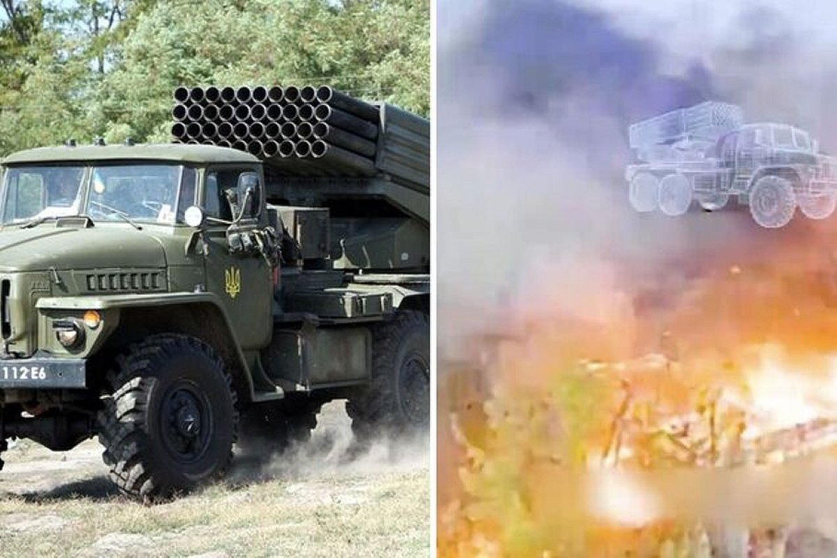 Російський БМ-21 “Град” злетів у повітря разом із повним боєкомплектом: ЗСУ показали знищення ворожої техніки та назвали її вартість. Відео