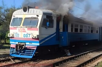 Окупанти вдарили по приміському потягу на Харківщині, є загиблий та поранені