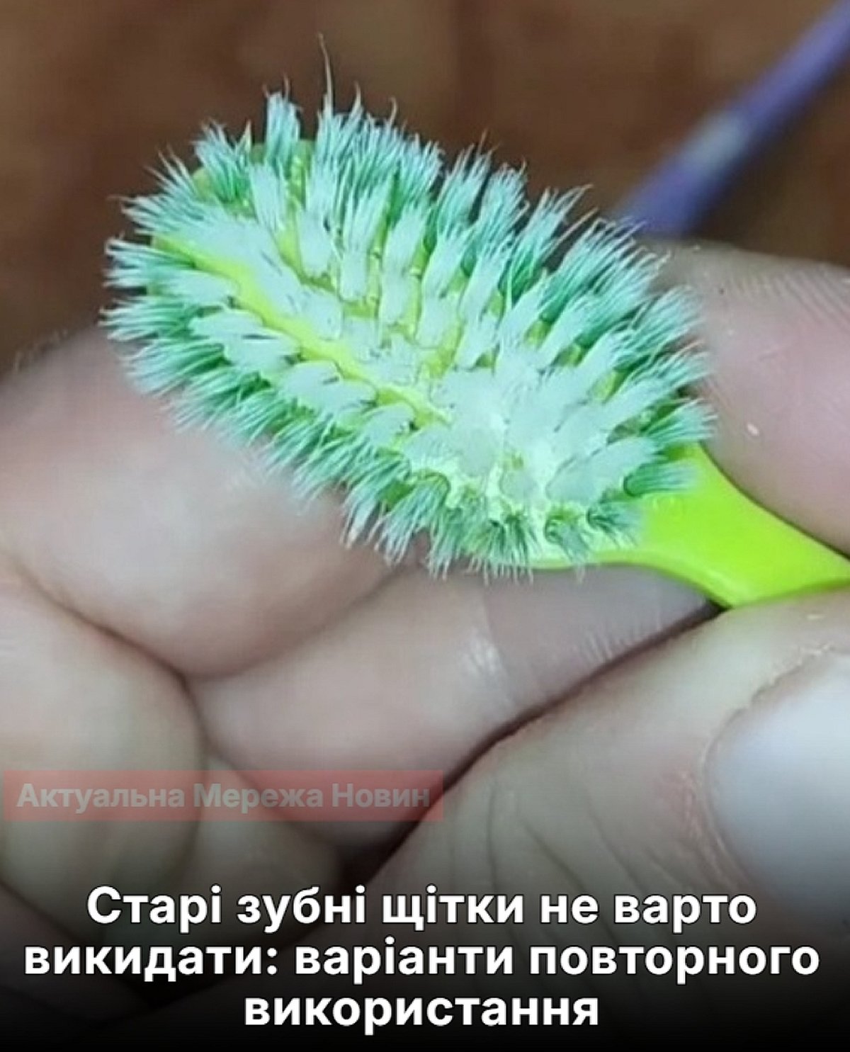 Старі зубні щітки отримають друге життя завдяки незвичайним лайфхакам для побуту