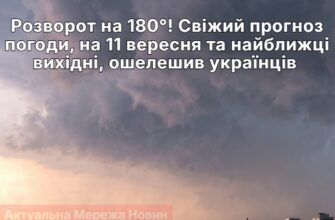 Діденко попередила: холодний фронт принесе дощі й різке похолодання вже з п’ятниці