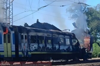 В Ізюмській МВА підтвердили атаку ворожого «Шахеда» на пасажирський потяг